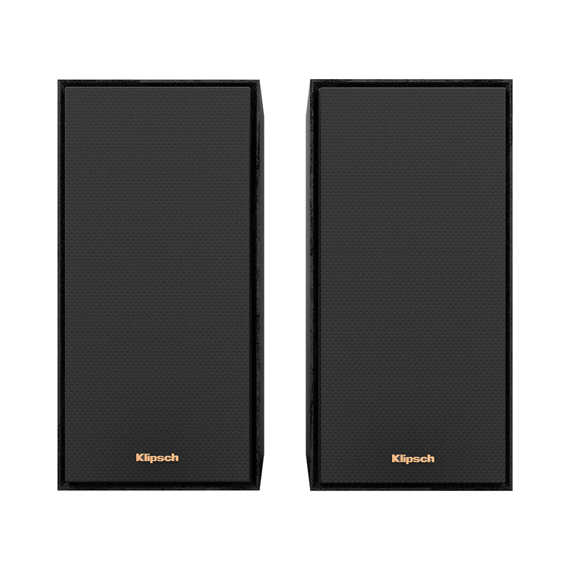 Klipsch SPL-100 Home Audio Powered Subwoofer Class D Amplifier and Klipsch R-40PM (Pair) Powered Bookshelf Speaker with Bluetooth - Black