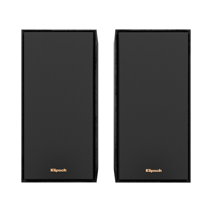 Klipsch SPL-100 Home Audio Powered Subwoofer Class D Amplifier and Klipsch R-40PM (Pair) Powered Bookshelf Speaker with Bluetooth - Black