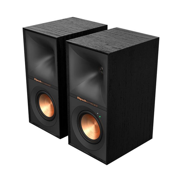 Klipsch SPL-100 Home Audio Powered Subwoofer Class D Amplifier and Klipsch R-40PM (Pair) Powered Bookshelf Speaker with Bluetooth - Black