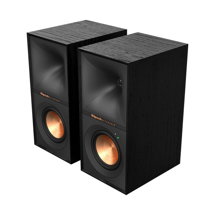 Klipsch R-40PM 4" 240W Powered Bookshelf Speaker with Bluetooth - Black (pair)
