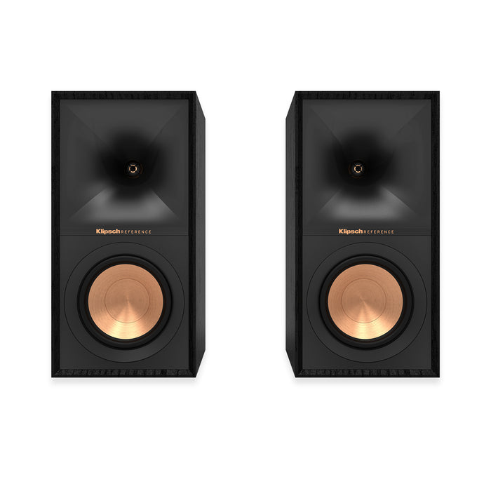 Klipsch Reference R-50M 5.25" 300W Bookshelf Home Speakers - Black, Pair