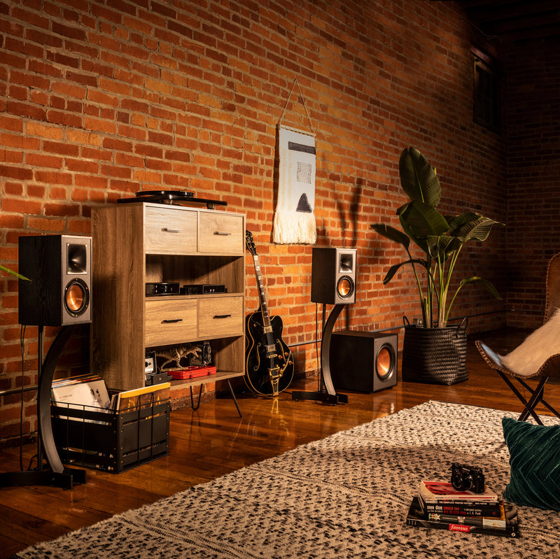Klipsch R-51M 5.25″ Bookshelf Speakers 240W Max Power - Black (Pair)