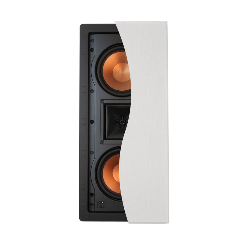 Klipsch R-5502-W II and Klipsch R-5800-W II (Pair) In-Wall Speaker (White)