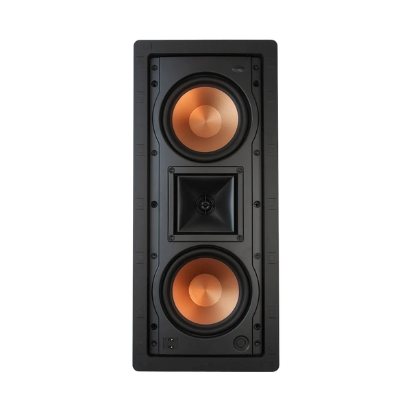 Klipsch R-5502-W II Dual 5.25” 300W Cerametallic Cone Woofers In-Wall LCR Speaker, White (each)