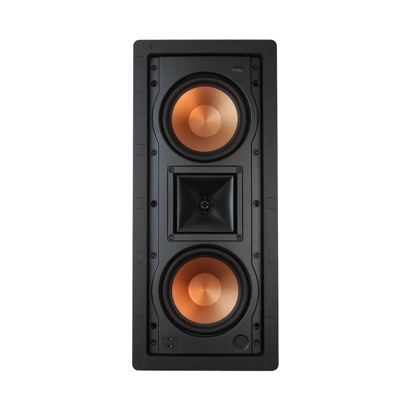 Klipsch R-5502-W II Dual 5.25” 300W Cerametallic Cone Woofers In-Wall LCR Speaker, White (each)