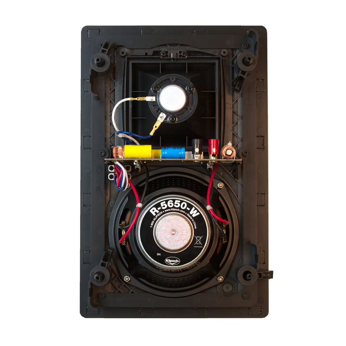 Klipsch R-5502-W II Dual 5.25" 300W In-Wall LCR Speaker and R-5650-W-II 6.5" 200W In-Wall Speakers
