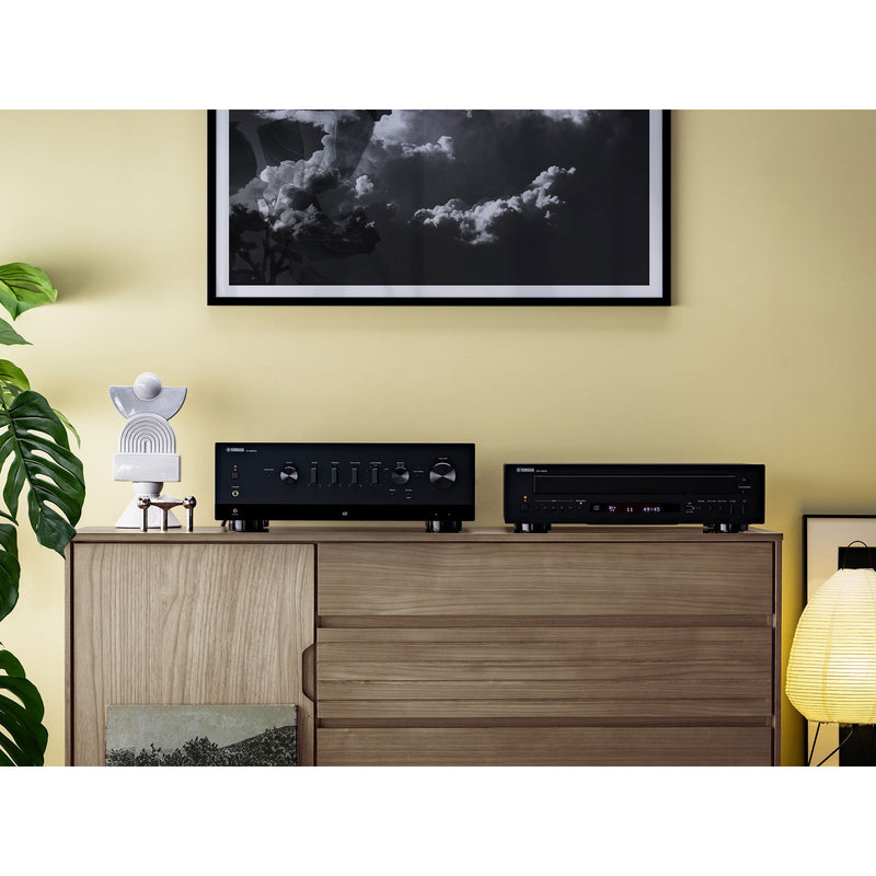 Yamaha CD-C603 5-Disc CD Changer with Remote USB Playback - Black
