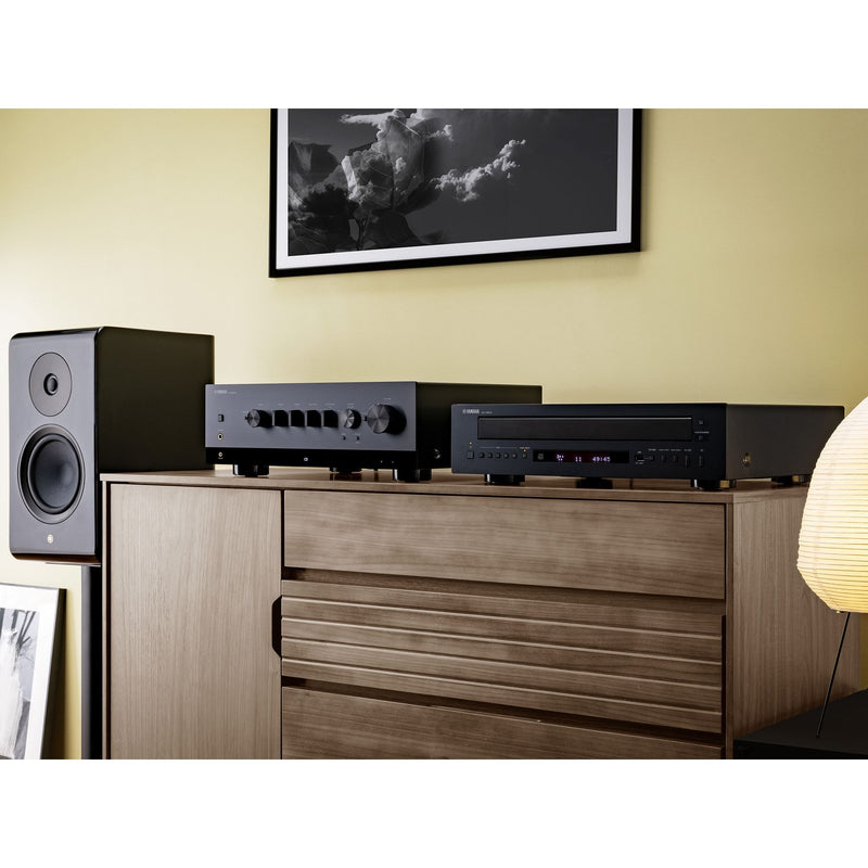 Yamaha CD-C603 5-Disc CD Changer with Remote USB Playback - Black