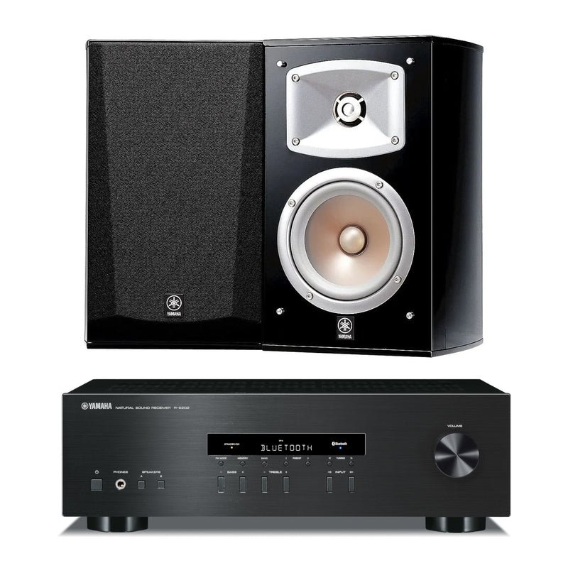 Yamaha NS-333 2-Way Bookshelf Speakers and Yamaha R-S202 2-Channel Stereo Receiver