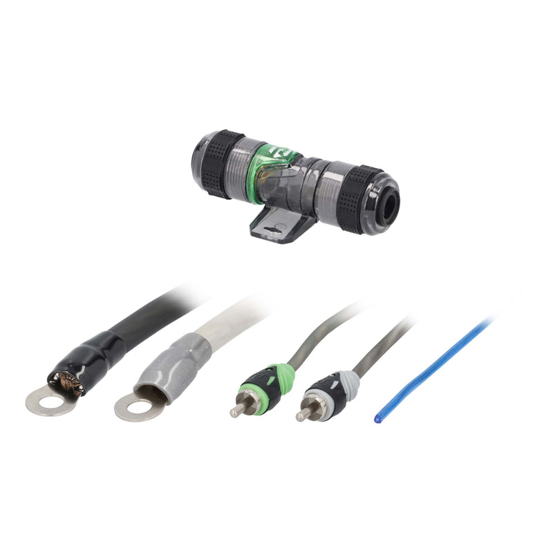 Raptor R5A4 Pro Series 1500W 4 AWG Amp Kit with RCA Cable Oxygen Free Copper