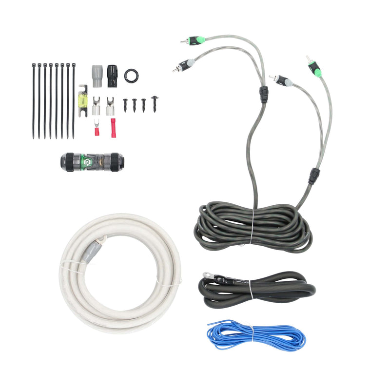 Raptor R5A4 Pro Series 1500W 4 AWG Amp Kit with RCA Cable Oxygen Free Copper