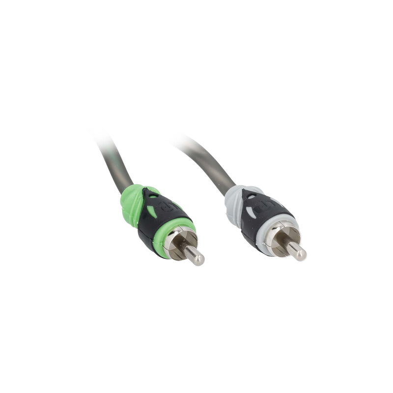 Raptor R5R3 Pro Series Visible Dual Twist Audio RCA Interconnect 2-Channels