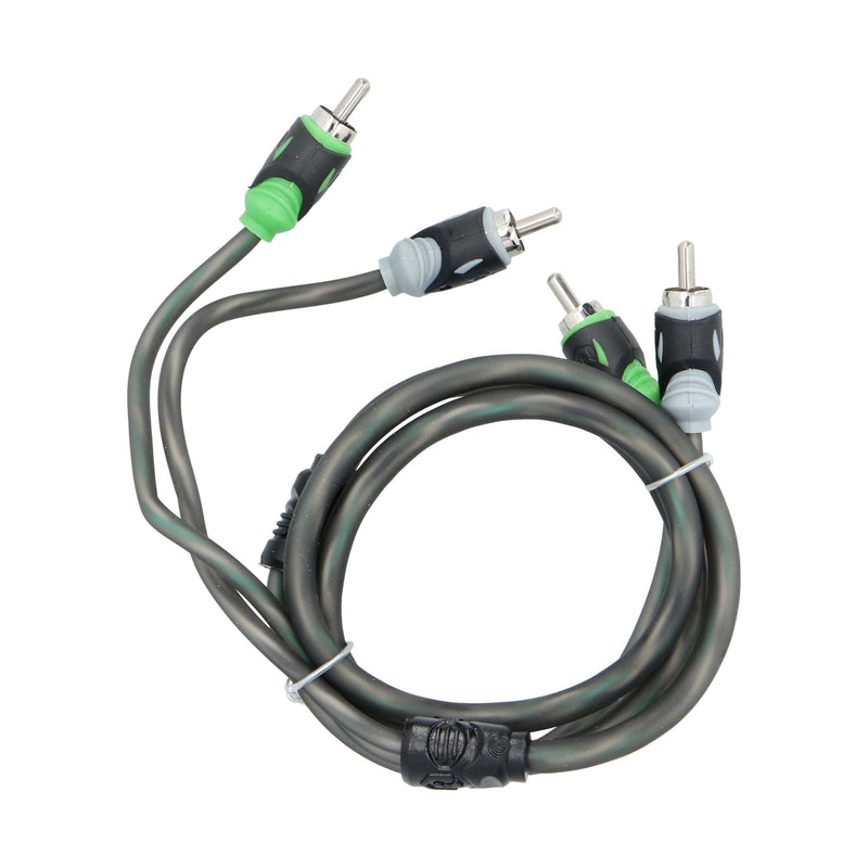 Raptor R5R3 Pro Series Visible Dual Twist Audio RCA Interconnect 2-Channels