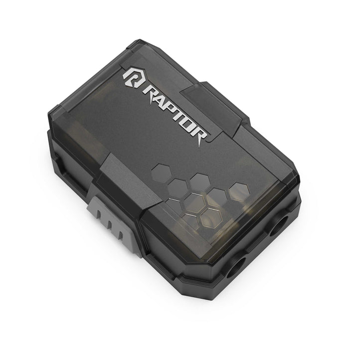 Raptor RANL2 PRO SERIES ANL 2-Position Fused Distribution Block 24K gold plated