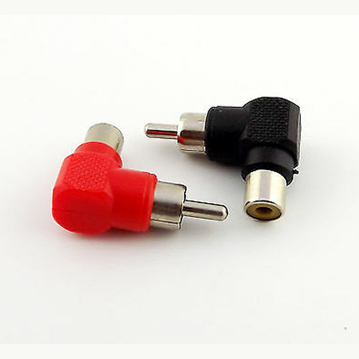 Install Bay RCAMRA-10 Mini Right Angle RCA Barrel Connector (10/pack)