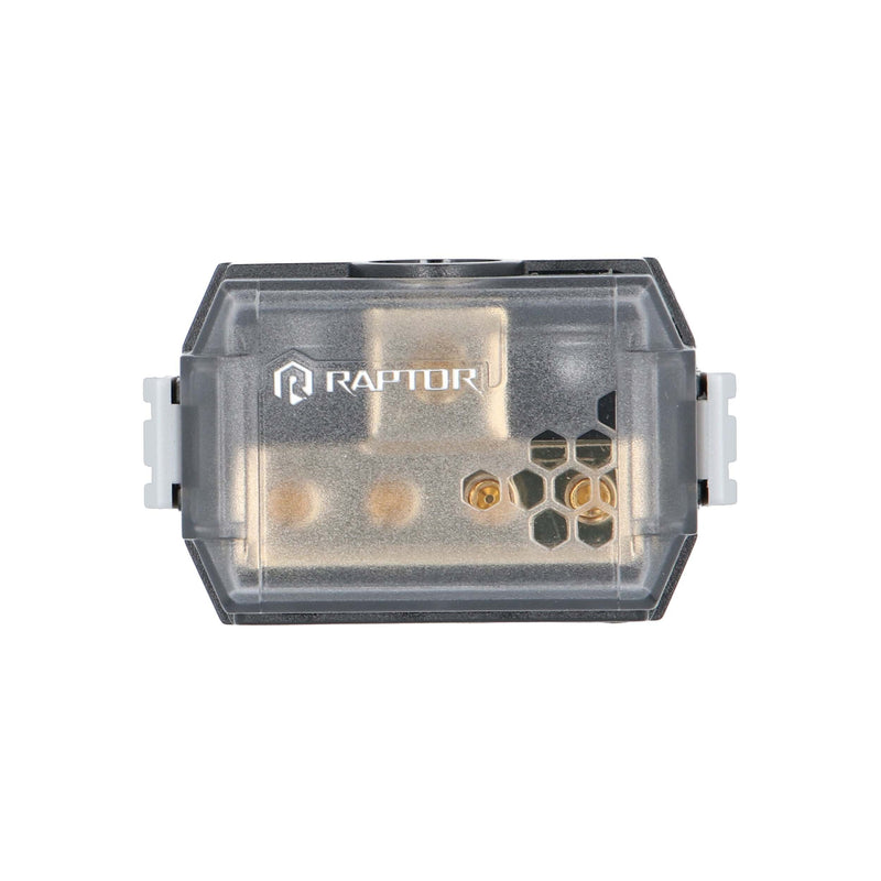 Raptor RDB1 MID SERIES 4-Position Ground Distribution Block 24K Hard Gold Plated