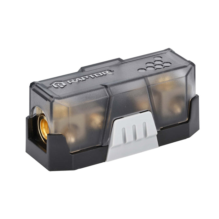 Raptor RM2ANL1 Pro Series 24K gold-plated 1/0 or 4 AWG Mini ANL & ANL Fuse Holder