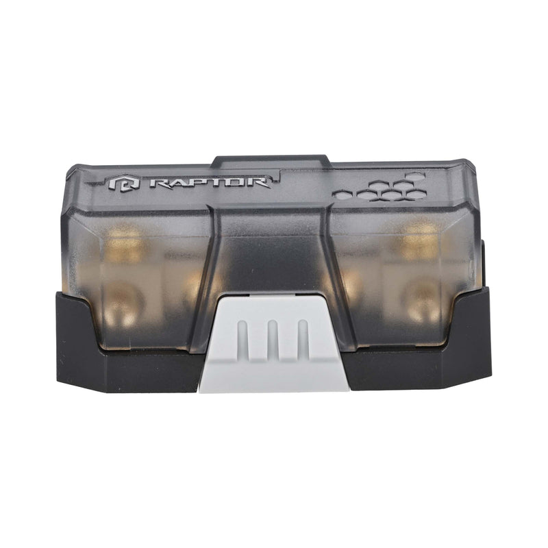 Raptor RM2ANL1 Pro Series 24K gold-plated 1/0 or 4 AWG Mini ANL & ANL Fuse Holder