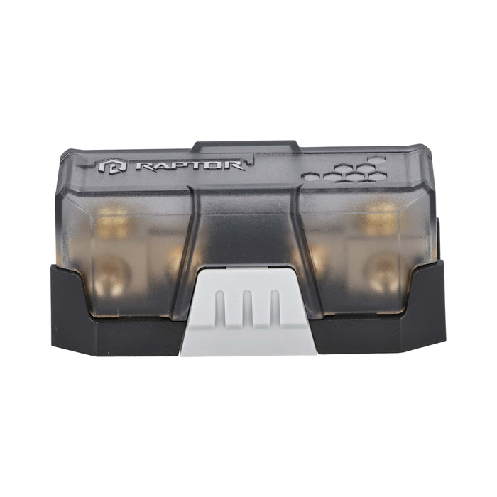 Raptor RM2ANL1 Pro Series 24K gold-plated 1/0 or 4 AWG Mini ANL & ANL Fuse Holder