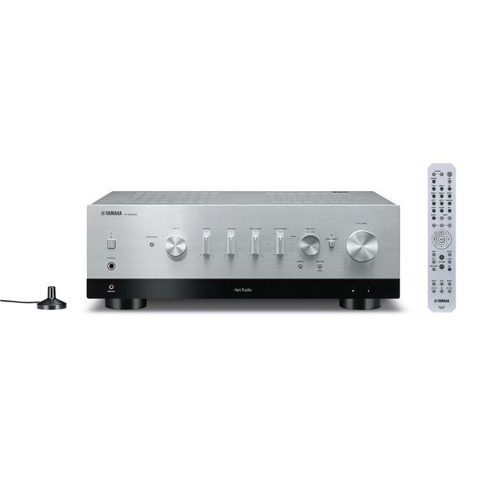 Yamaha R-N800A Network Receiver with Phono and Built-in DAC, Silver