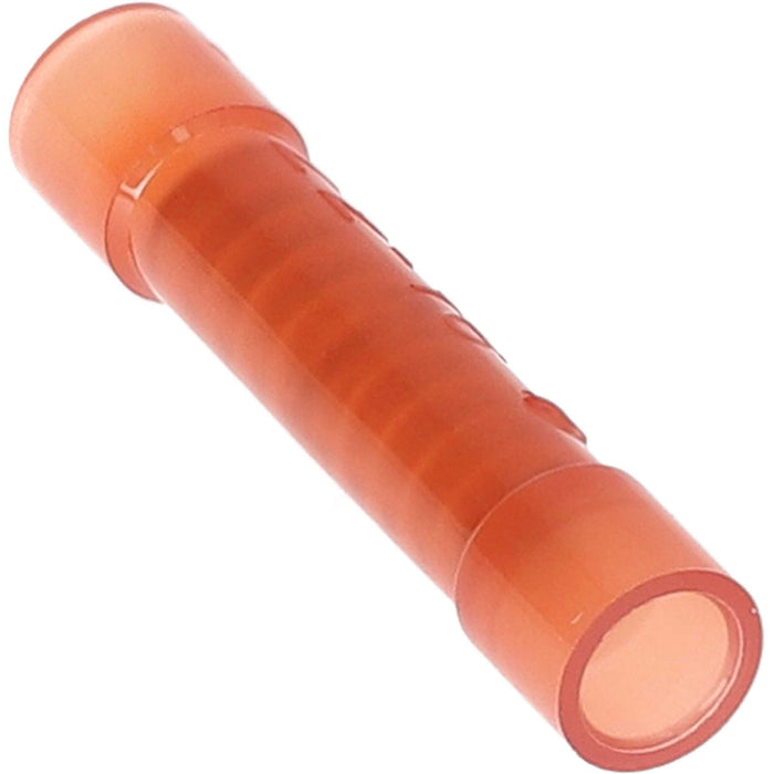 The Install Bay RNBC Red 22/18 Gauge Nylon Butt Connector (100/pack)
