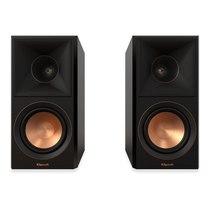 Klipsch RP-500M II Reference Premiere 5.25" 300 Watts Home Audio Bookshelf Speakers (Black, Pair)