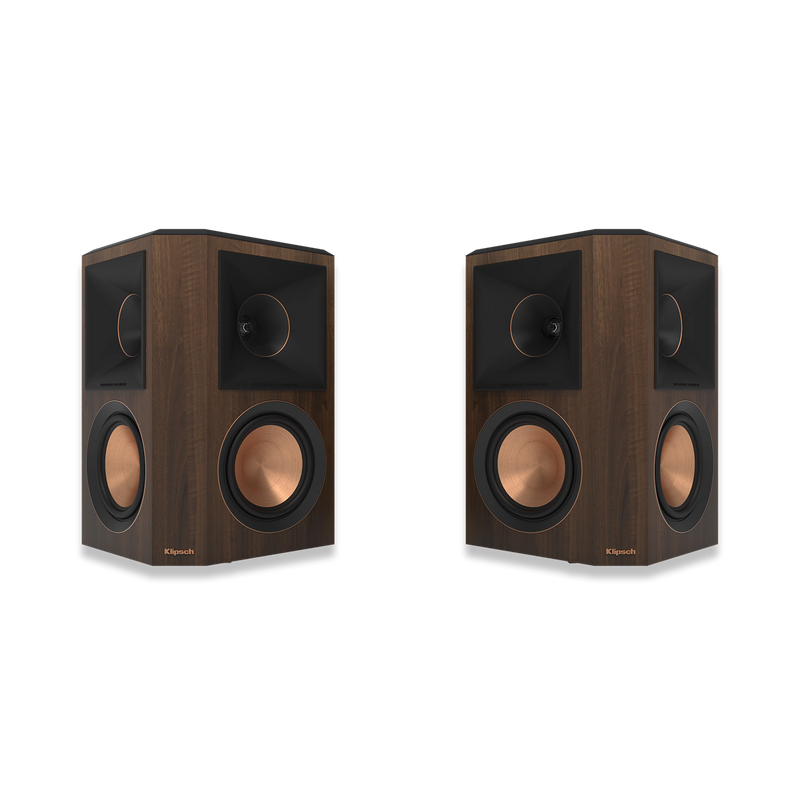 Klipsch Reference Premiere RP-502S II 8 Ohm 400W 5.25" On Wall Surround Sound Speakers (Walnut)