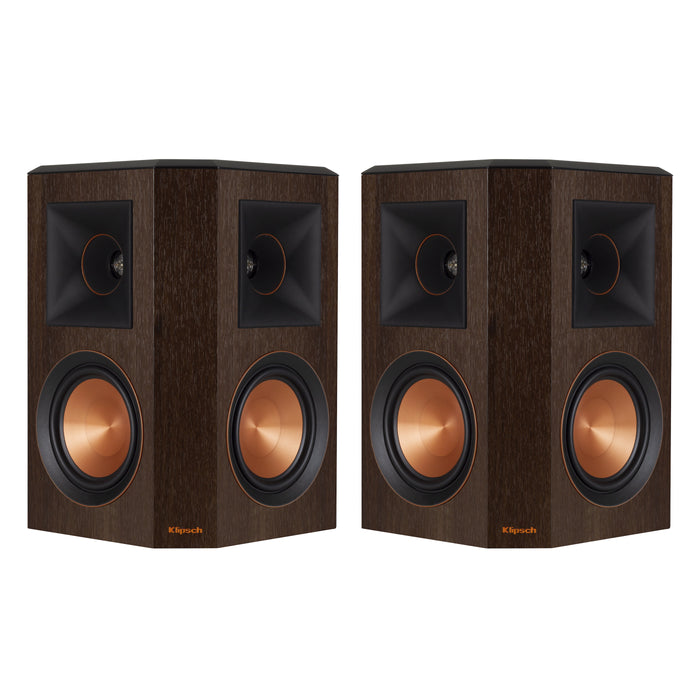 Klipsch Reference Premiere RP-502S 8 Ohm 400W 5.25" Surround Sound Speakers Pair (Walnut)