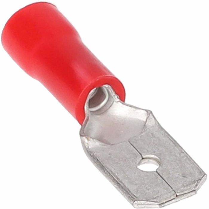 Install Bay RVMD250 Red 22-18 Gauge .250 Male Quick Disconnect 100/pk