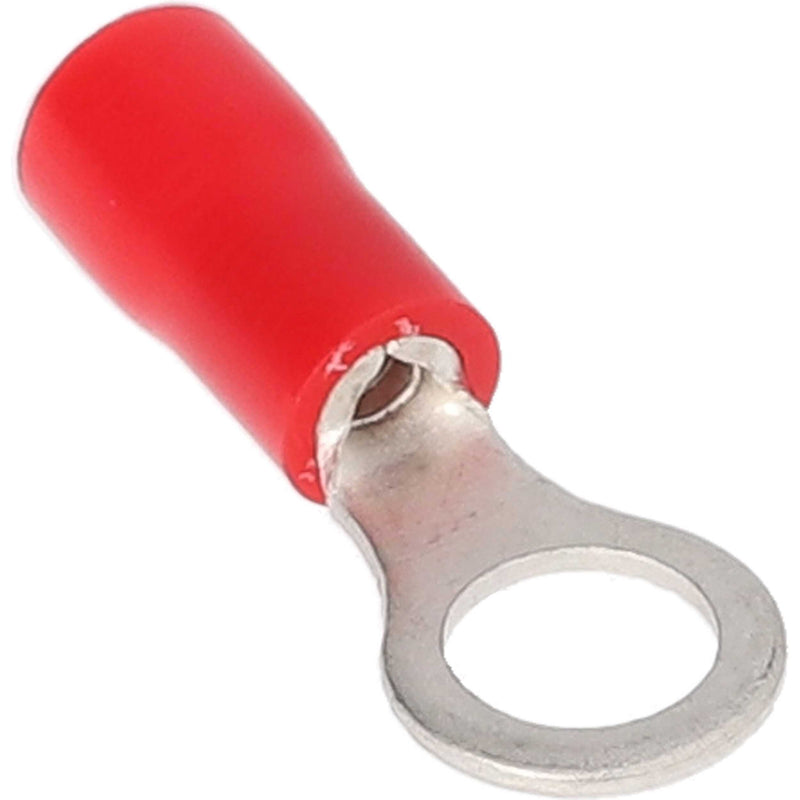 Install Bay RVRT6 Vinyl Insulated 22/18 AWG #6 Ring Terminal (100/pk)
