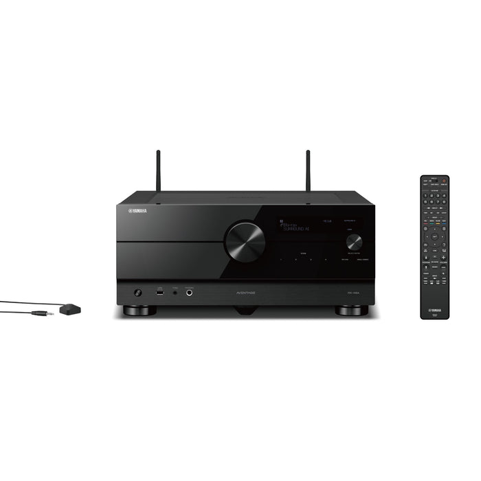 Yamaha AVENTAGE RX-A8A 11.2-Channel A/V receiver with Dolby Atmos, Wi-Fi, Bluetooth, Apple AirPlay 2, MusicCast and Amazon Alexa