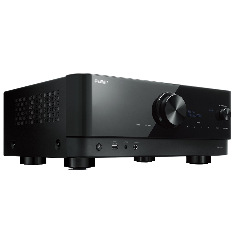 Yamaha RX-V6A 7.2-Channel 100 Watt Zone 2 AV Receiver with MusicCast (Black)