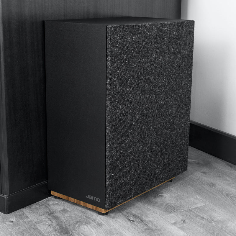 Jamo S810 10" Polyfiber Woofer 150W Class D AMP Powered Subwoofer Black