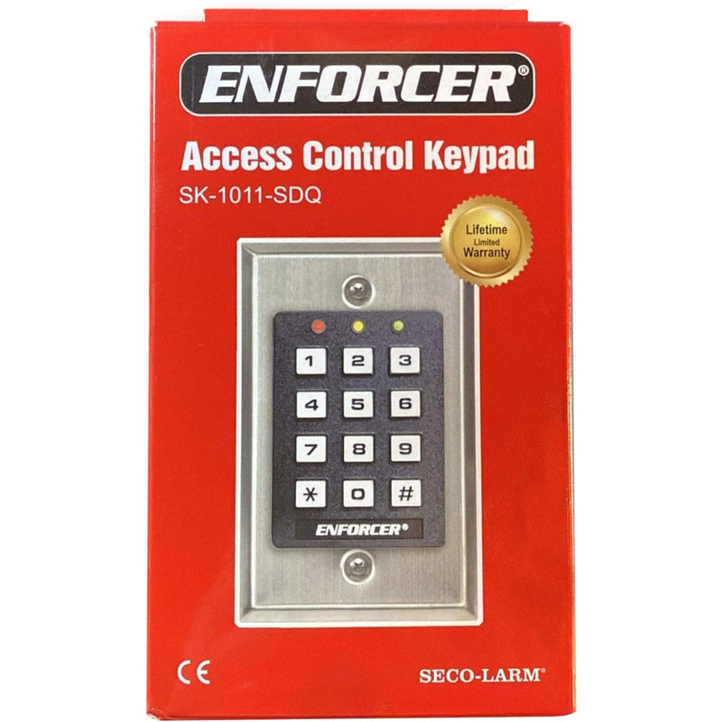 Seco-Larm SK-1011-SDQ 12~24 VDC/VAC Indoor Enforcer Access Control Keypad