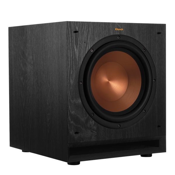 Klipsch SPL-100 10" 450 Watts Home Audio Powered Subwoofer with Built-In Class D Amplifier -Black