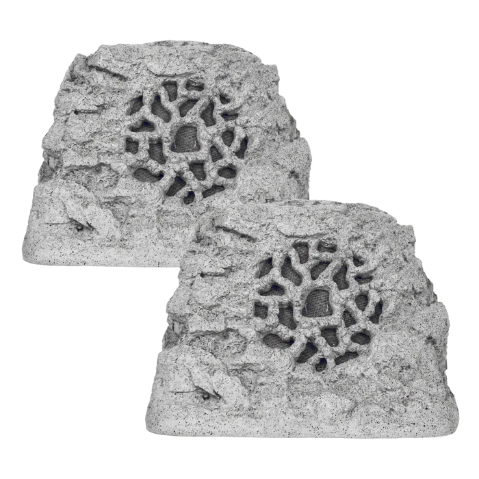 Speakercraft Ruckus 6 One 6.5"  80W Outdoor Water Resistant Rock Speaker Granite