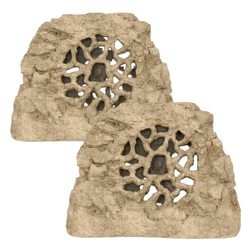 Speakercraft Ruckus 8 One  8" 120W Outdoor Water Resistant Rock Speaker Sandstone