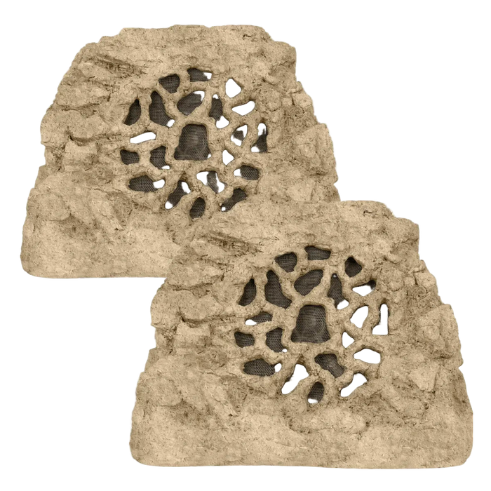 Speakercraft Ruckus 8 One  8" 120W Outdoor Water Resistant Rock Speaker Sandstone