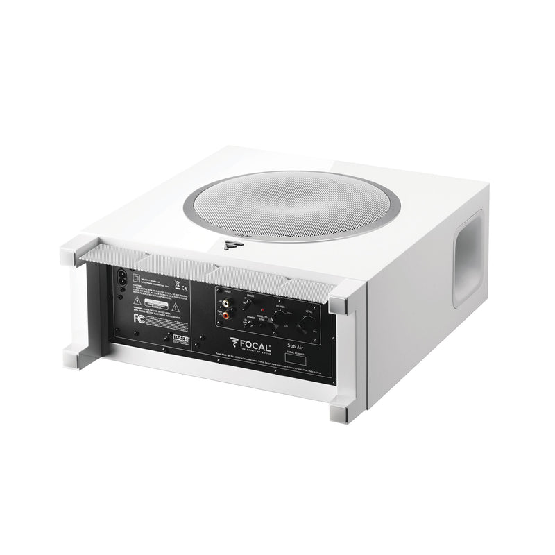 Focal Sub Air 8" Flat Shallow Wall-mountable 150W Wireless Subwoofer (White)