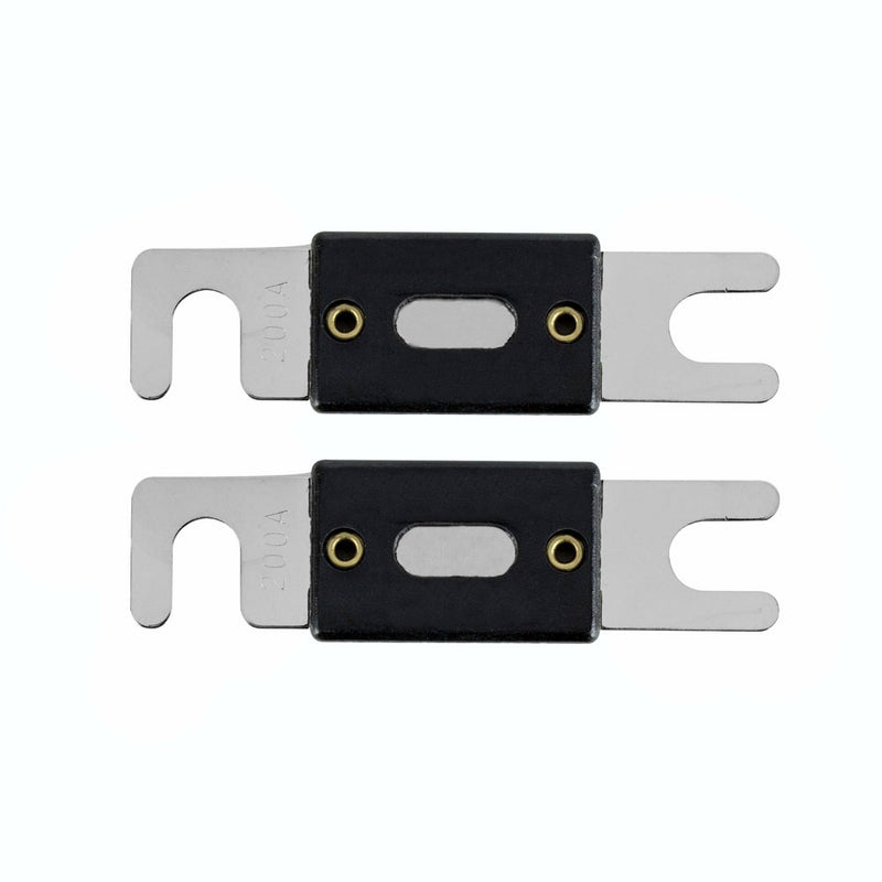 TruConnex TCANL200-2 200 AMP Nickel Plated ANL Fuses 2 Pack