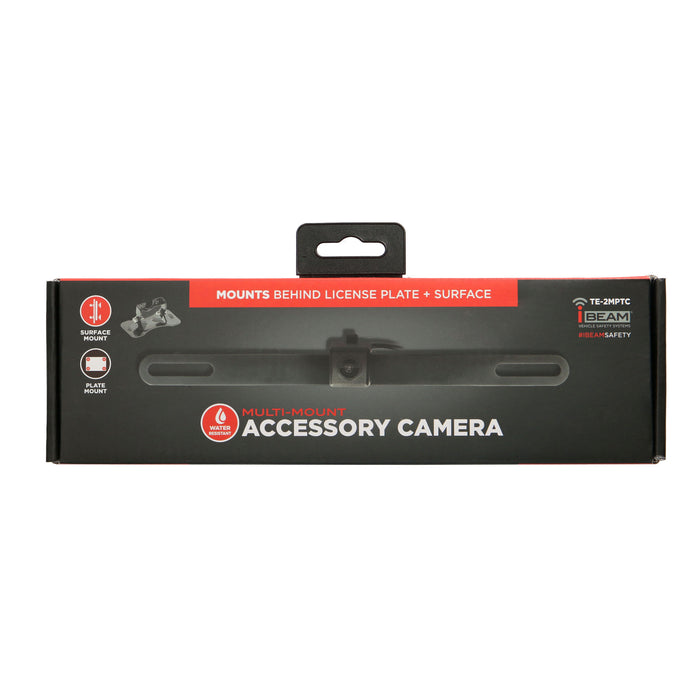 iBeam TE-2MPTC Behind License Plate Camera w/ Active Parking Lines 150° Viewing Angle
