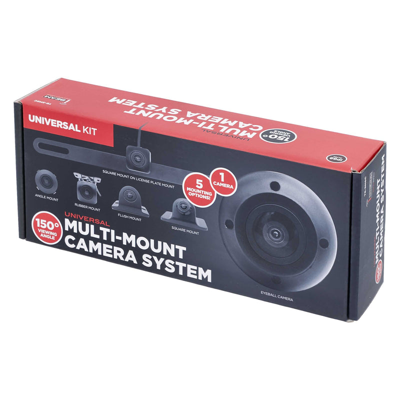 iBeam TE-5MSC Universal Multi-Mount License Plate Camera System w/ Parking Lines 150° Viewing Angle Trigerred LED