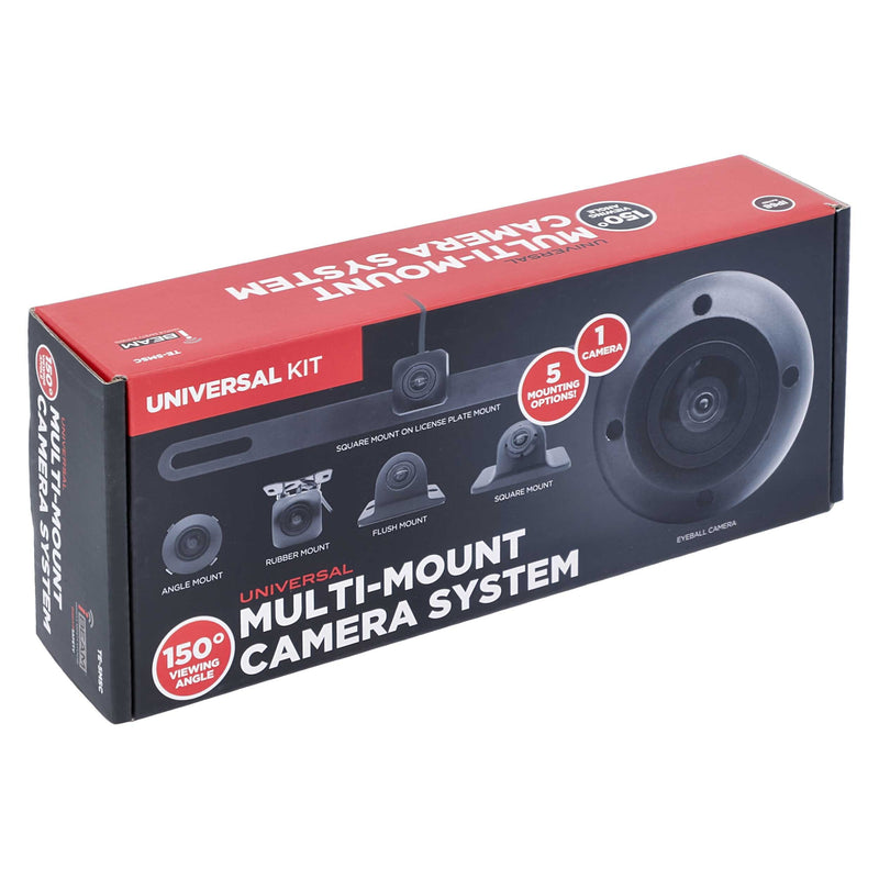 iBeam TE-5MSC Universal Multi-Mount License Plate Camera System w/ Parking Lines 150° Viewing Angle Trigerred LED