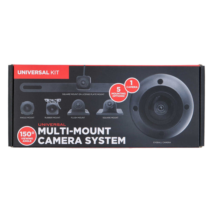 iBeam TE-5MSC Universal Multi-Mount License Plate Camera System w/ Parking Lines 150° Viewing Angle Trigerred LED