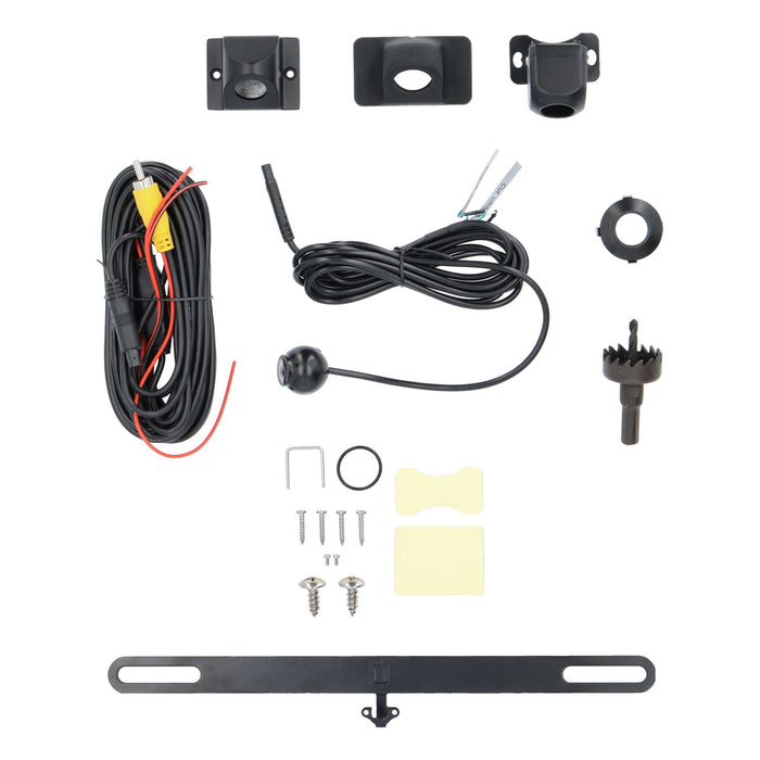 iBeam TE-5MSC Universal Multi-Mount License Plate Camera System w/ Parking Lines 150° Viewing Angle Trigerred LED