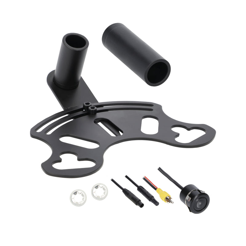 iBeam TE-ASTCAM Spare Tire Bracket Mount Back Up Camera Kit for Select Jeep, Ford, Toyota, Honda, Isuzu, Suzuki, and Land Rover Vehicles