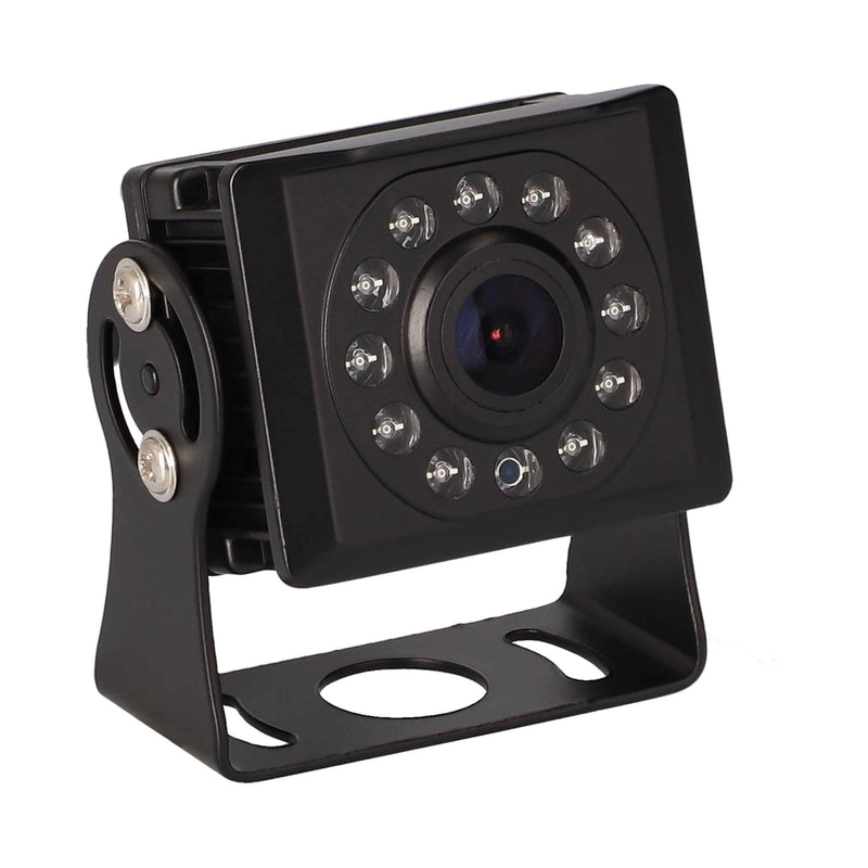 iBeam TE-7VS TE-CCMM1 7 Inch Dash Mount Monitor Universal Mini Camera with 11 IR LED's for Commercial Vehicles