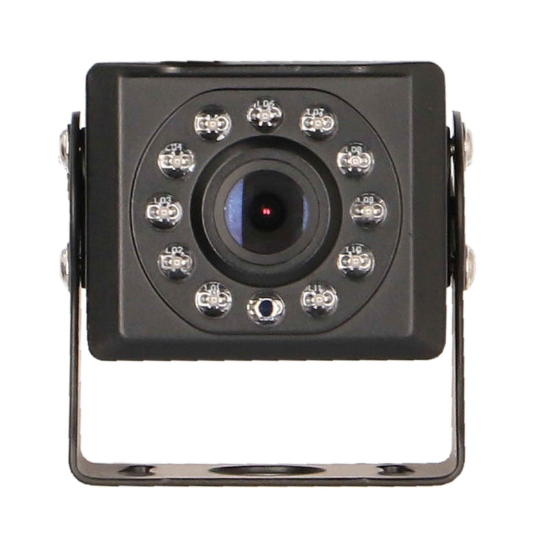 iBeam TE-7VS TE-CCMM1 7 Inch Dash Mount Monitor Universal Mini Camera with 11 IR LED's for Commercial Vehicles