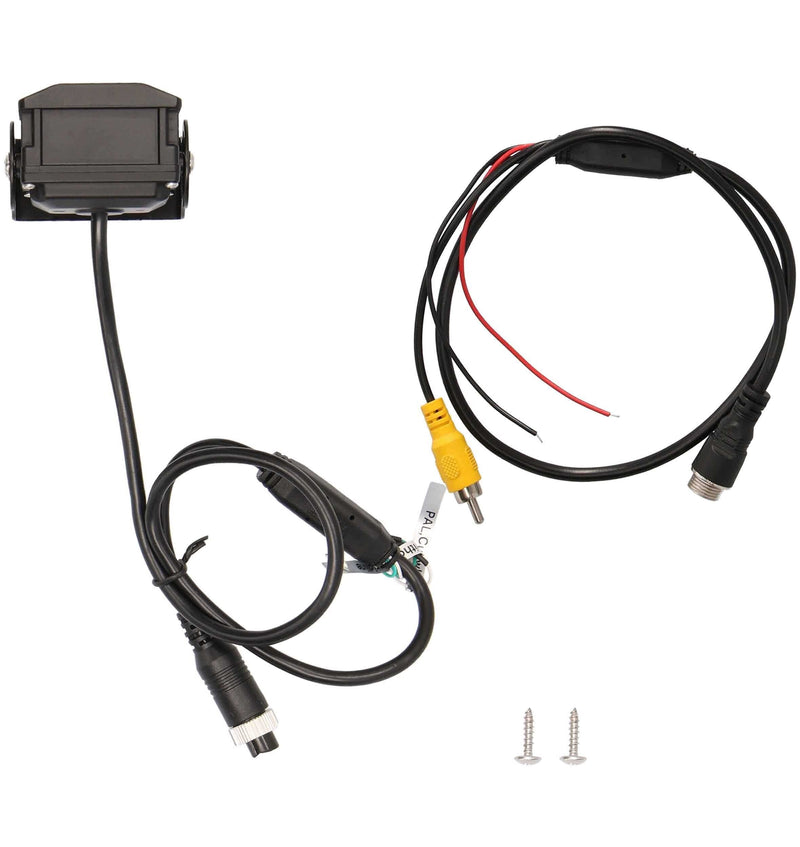 iBeam TE-7VS TE-CCMM1 7 Inch Dash Mount Monitor Universal Mini Camera with 11 IR LED's for Commercial Vehicles