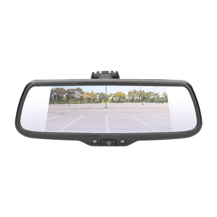 iBeam TE-RM7 7-Inch Rear View Mirror Camera Monitor Single View with 3 Inputs